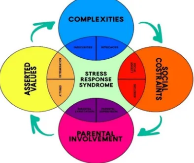 Figure 1 Simulacrum Interrelating Factors of Distress to Students 