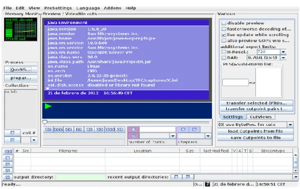 Fig. 2.18 Interface Project-X 