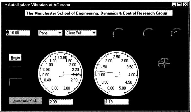 Fig. 8Web page output from the demonstrator smart sensor