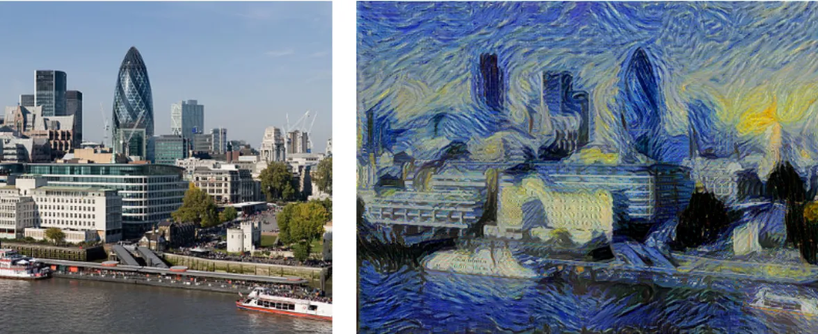 Figure 1.1: Example of neural art with own implementation.