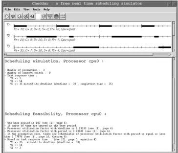 Figure 1: The main window of the Cheddar Editor