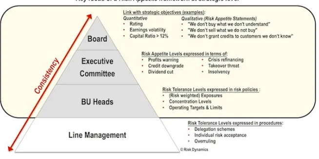 FIGURE 4.2: RISK APPETITE FRAMEWORK