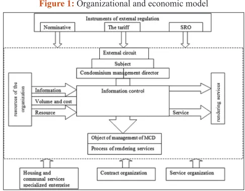 Figure 1: Organizational and economic model