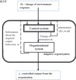 Figure 1. Illustration of adaptive organization principle
