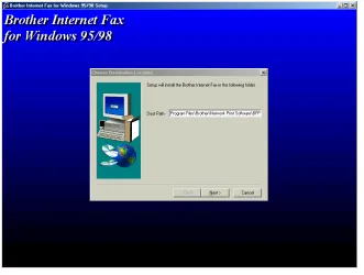 Figure 2 Default path for installation files 