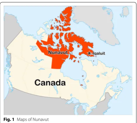 Fig. 1 Maps of Nunavut