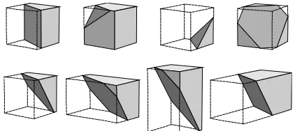 Figure 2.  Examples of primitive shapes used to represent designs.