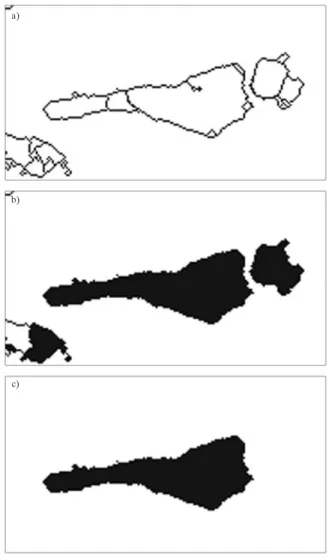 Figure 4.  Result of morphological gradient extraction of nerve  cells