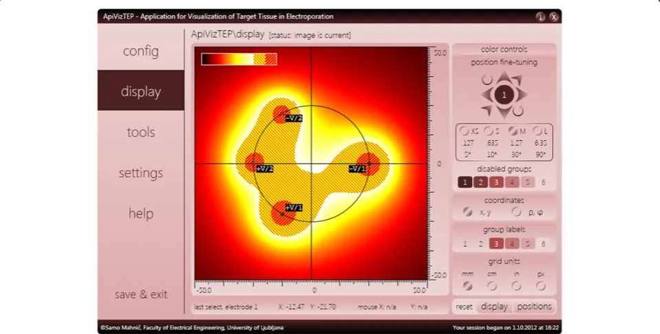 Figure 4 The settings panel of ApiVizTEP with various options.