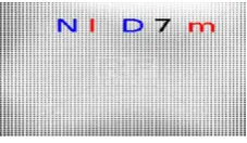 Figure 4 – Text-based Captcha of our proposed algorithm  