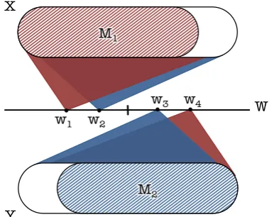 Figure 2.10: Vertices w1, w2, w3 and w4 in case (e).