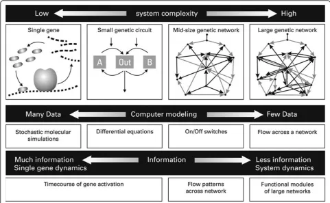 Figure 5 The relationship between system complexity and the present modeling possibilities