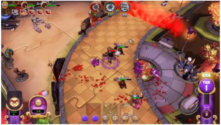 Figure 4.16 - Dungeonland’s Dungeon Master mode. 