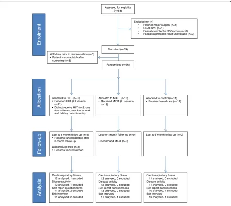Fig. 1 Flow of participants through the trial