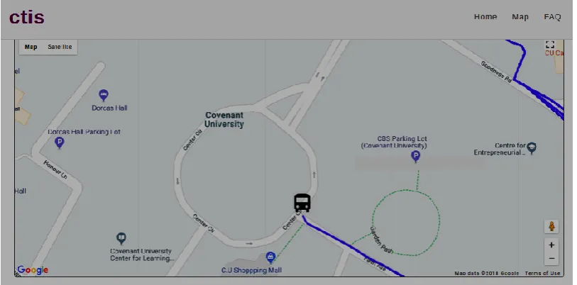 Fig 9a. Real-time Tracking Test Screenshot 1   