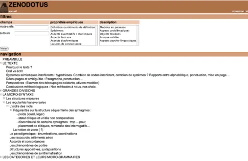 Fig. 2. A screen-shot showing the three ontologies.