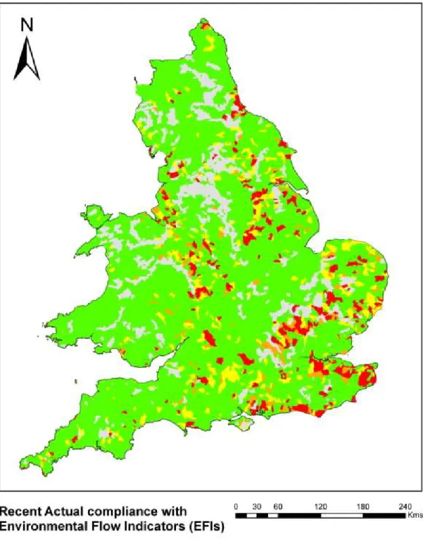 Figure 7  Water resource security in England and Wales. Source: Managing Water Abstraction  (June 2010) 