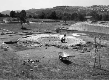 Fig. 3 – The archaeological area excavated during the Summer of 2006.