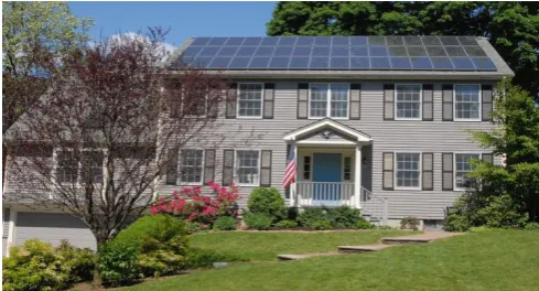 Fig .1 Photovoltaic array in houses 