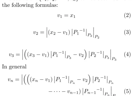 Table 1. Comparison of arithmetic operation for different moduli sets for high dynamic range applications