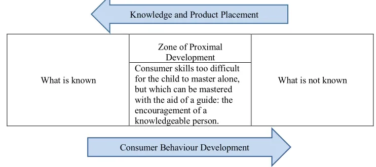 Figure 2.2 Bamber’s model of placement and consumer behaviour development 
