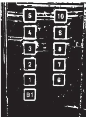 Figure 2:M-image obtained by performing the mor-phological operations onto the E-image as given in Fig-ure 1(c).