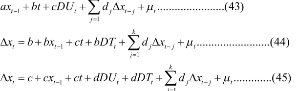 Table 1. Unit Root Testing 