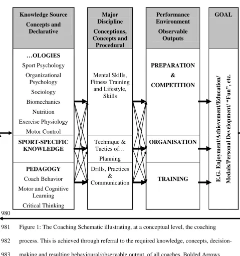 Figure 1: The Coaching Schematic illustrating, at a conceptual level, the coaching 