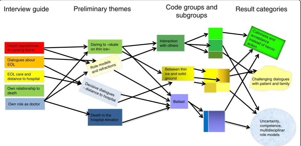 Fig. 1 Analytic process, modified with permission after Malterud 2011 [21]