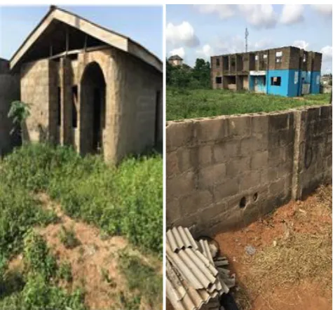 Fig 7: Abandoned building construction projects                                                                       