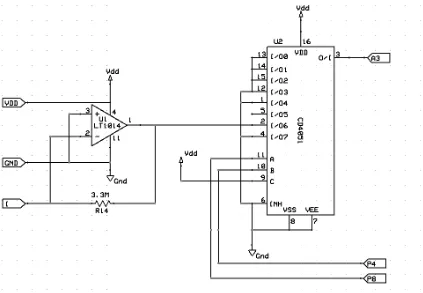 Fig. 3.10 Current Input Conditioning Circuit 