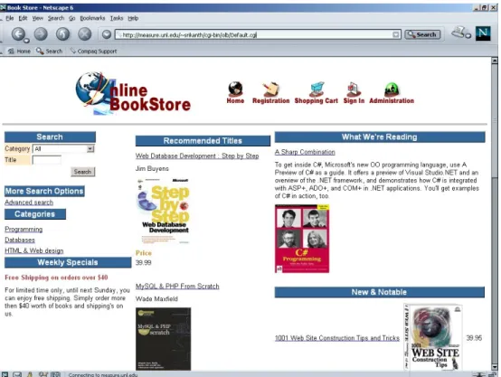 Figure 3. Screenshot of e-commerce site used in our experiment.