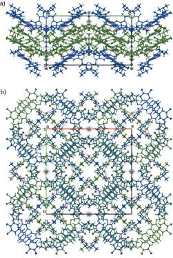 Figure 7Crystal packing viewed along the a axis, showing the interdigitation ofparallel stacks along the c-axis direction (see Fig