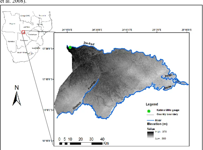 Figure 3.1 Location of the study area 