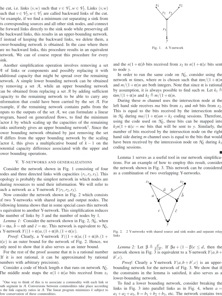 Fig. 1. A Y-network