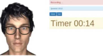 Figure 2: Prototype avatar (using https://www.botlibre.com).
