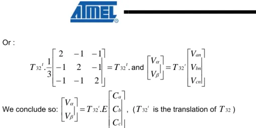 Table 4-2. Voltage Values in the spaces ( α , β ) and (a, b, c) 