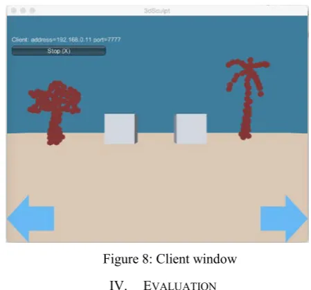 Figure 8: Client window 