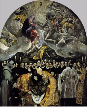Figure  3:  Doménikos  Theotokópoulos  ‘El  Greco’,  The  Burial  of  the  Count  of  Orgaz