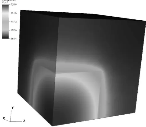 Fig. 6.The relevant area. Cast has dark gray color, mold – light gray