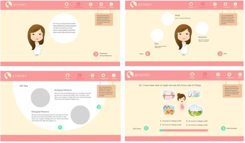 Figure 5-6 Website mockup I 