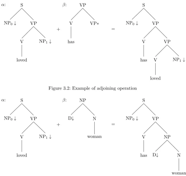 Figure 3.2: Example of adjoining operation