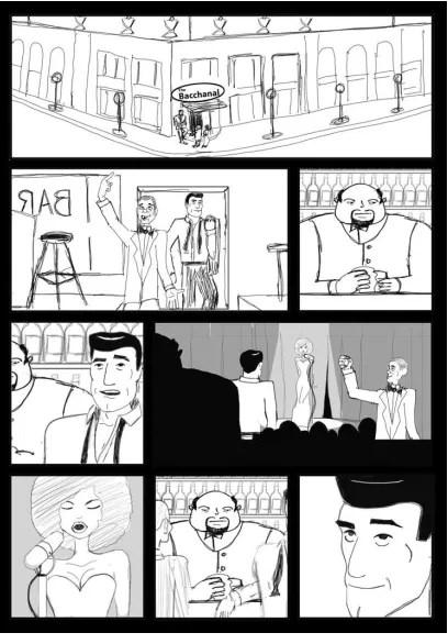 Figure 1: early comic page layout 