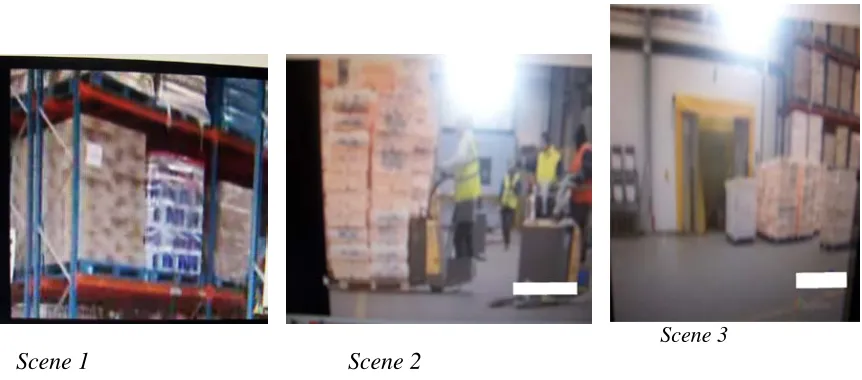 Figure 7: Shipment building activities at EFSL’s warehouse showing certain aspects of loading, parking and arranging orders prior to delivery  