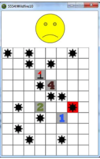 Figure 6: Student desktop submission for MineSweeper project converted to Android  ap-plication as proof-of-concept.