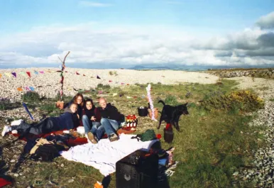Figure 5: A beach barbecue, Spey Bay, May 2007. 