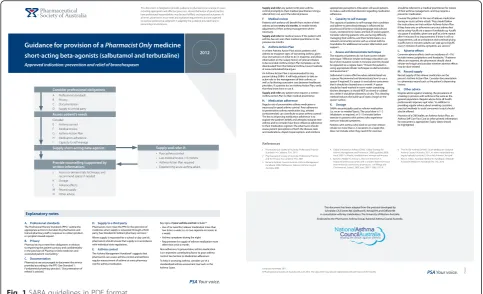 Fig. 1 SABA guidelines in PDF format