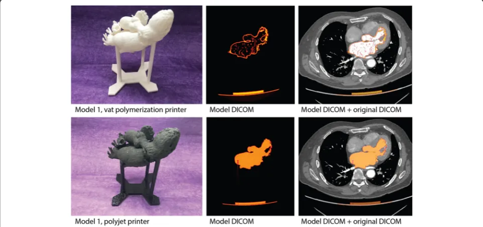 Table 2 Measurements of discrete 3D model features