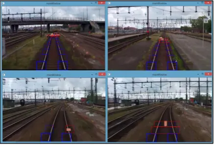 Fig. 10.  Obstacles detected on the rail.  