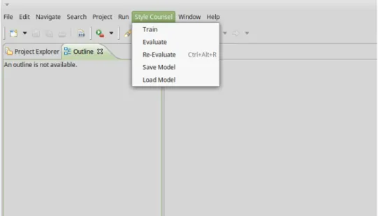 Figure 5.2: Plugin menu